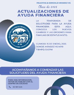 Mendez Financial Aid Mtg Flyer - Span